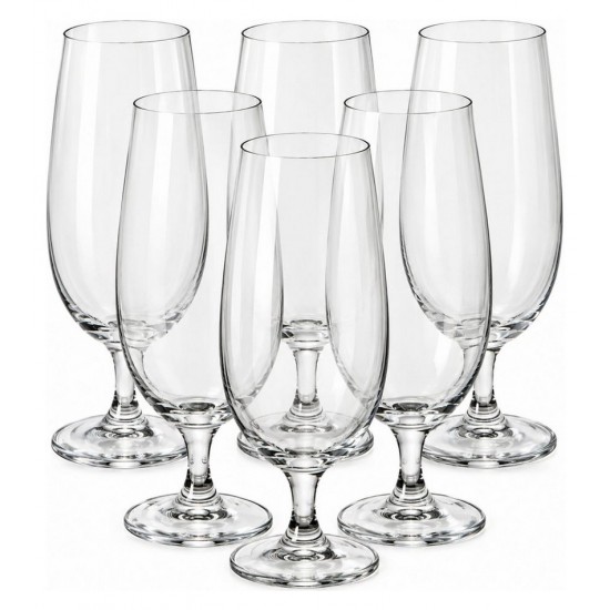 Jogo 6 Taças Para Cerveja 380ml Cristal Ecológico Bohemia